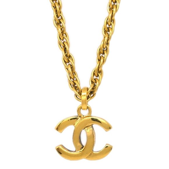 Chanel Gold CC Pendant Necklace 191859 - Picture 1 of 4